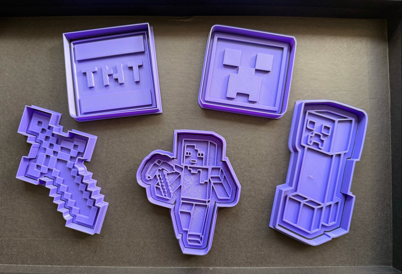 Minecraft Koekjesvormen - Set van 5, Film en tv, Gereedschap of Toebehoren, Nieuw, Ophalen of Verzenden
