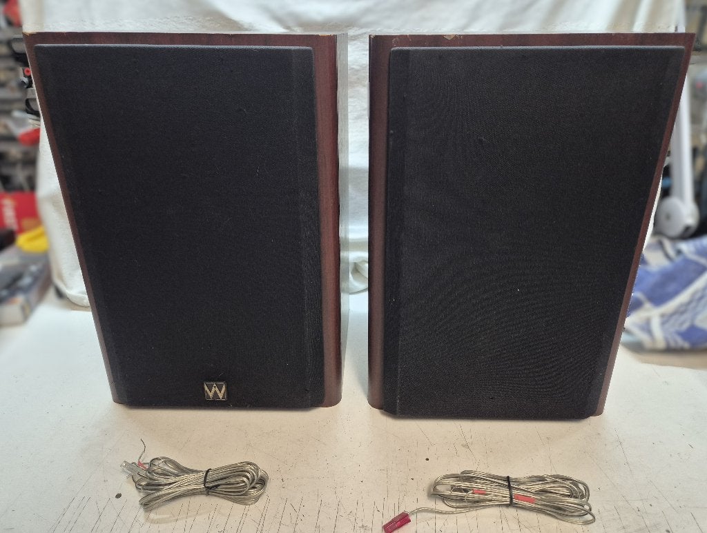 Set Wharfedale 415 luidsprekers 2x 100w, Ophalen, Stereo speakers, Gebruikt, Wharfedale