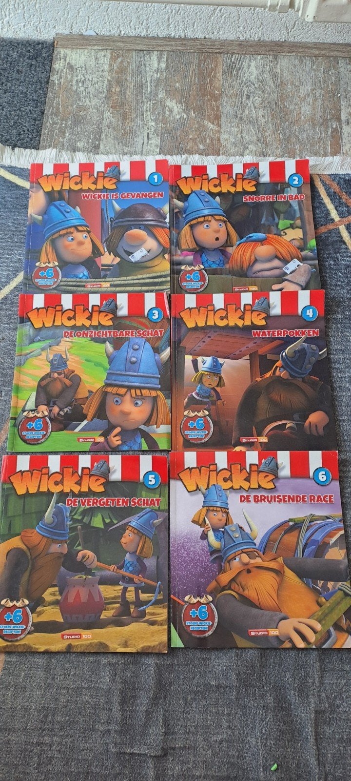 Wickie de Viking Boekenreeks - Complete Set (6 delen), Ophalen