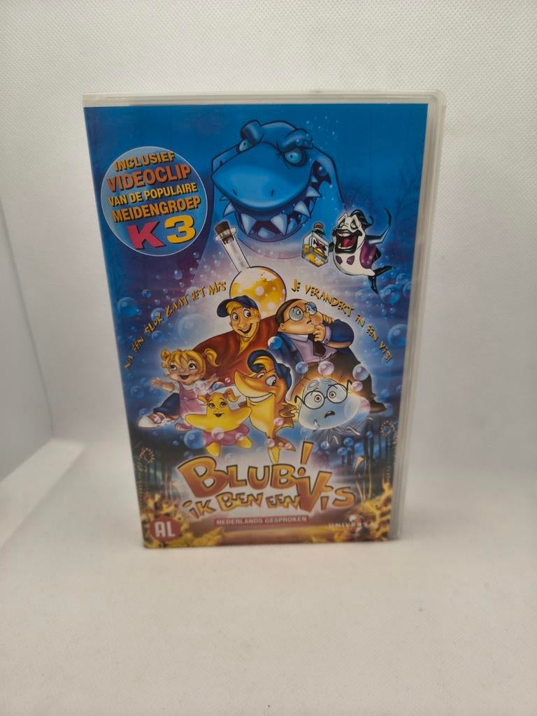 Blub ik ben een vis VHS, Alle leeftijden, Ophalen of Verzenden, Zo goed als nieuw