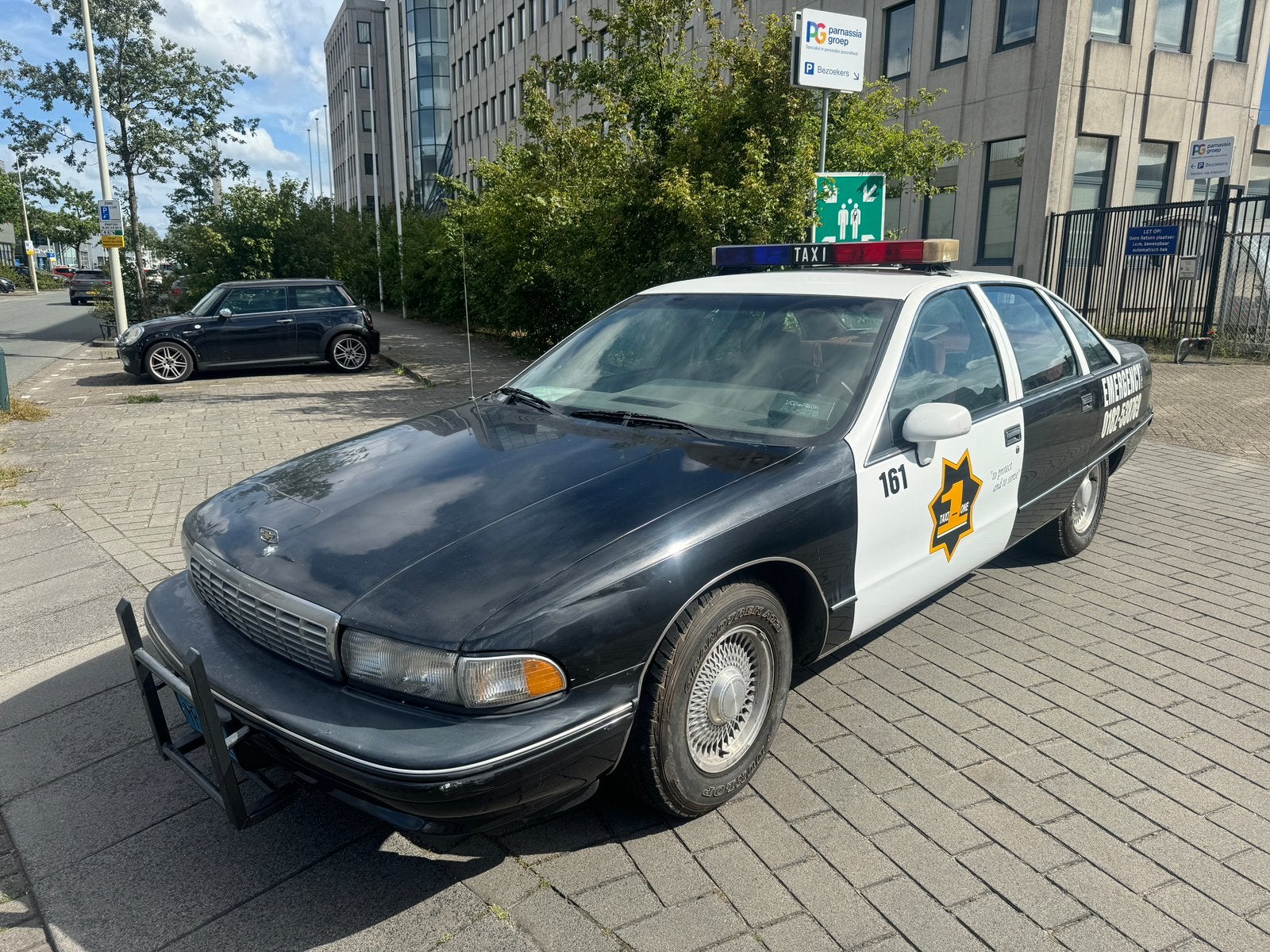 Chevrolet Caprice 5.0 AUT U9 1990 Zwart USA POLITIE AUTO, Auto's, Chevrolet, Automaat, Achterwielaandrijving, 2268 kg, 8 cilinders
