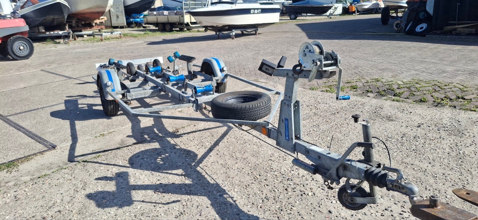 Kantel trailer ATLANTA bruto 1000 boten tot 6 meter 800 kg, Watersport en Boten, Ophalen, Minder dan 1500 kg, Gebruikt, Overige typen