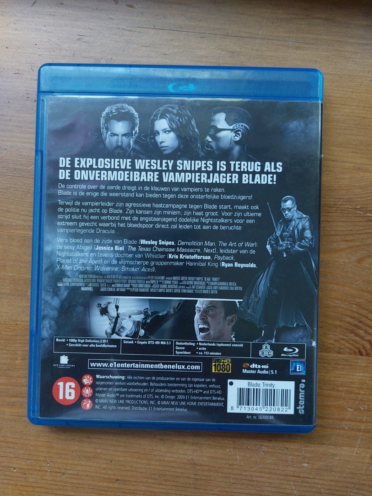 Bluray blade trinity, Cd's en Dvd's, Blu-ray, Ophalen of Verzenden