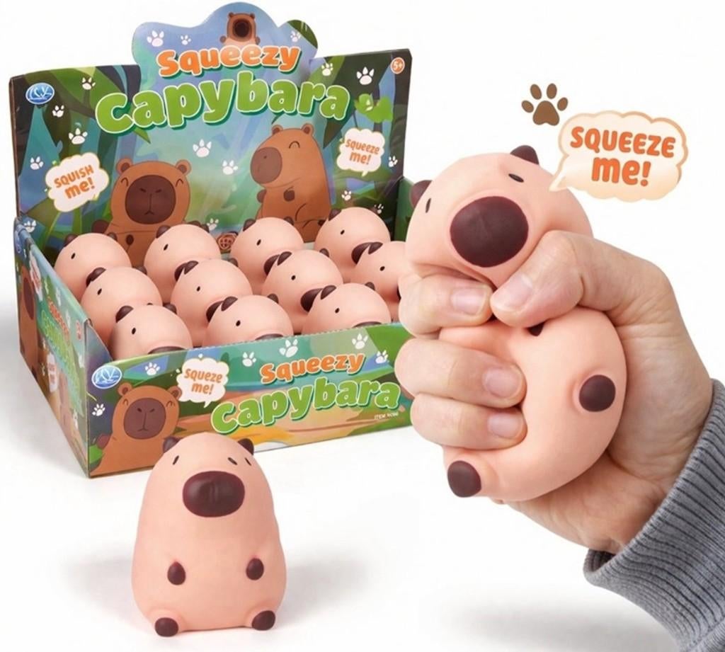 Squishy Capybara stressbal (NIEUW) !!!, Ophalen of Verzenden, Nieuw