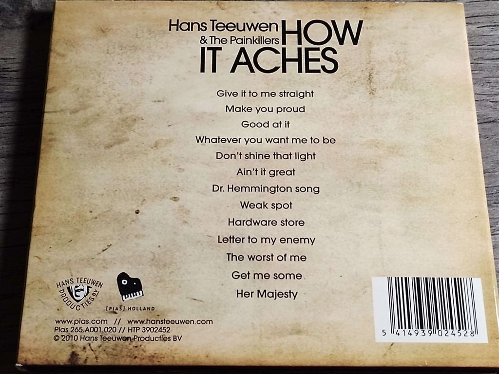 Hans Teeuwen & The Painkillers - How It Aches, Ophalen of Verzenden, Zo goed als nieuw, Jazz