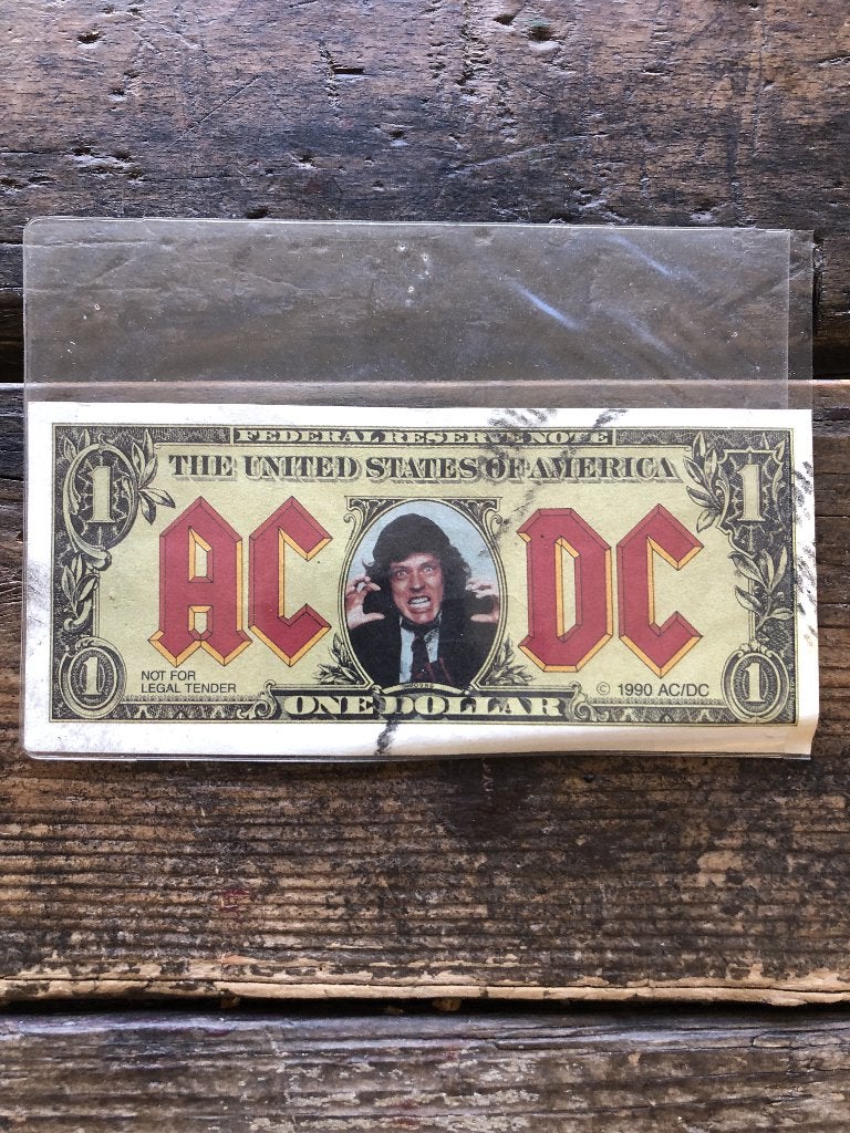 AC/DC One Dollar Bill - Collector's Item, Verzamelen, Ophalen of Verzenden, Gebruikt, Overige typen