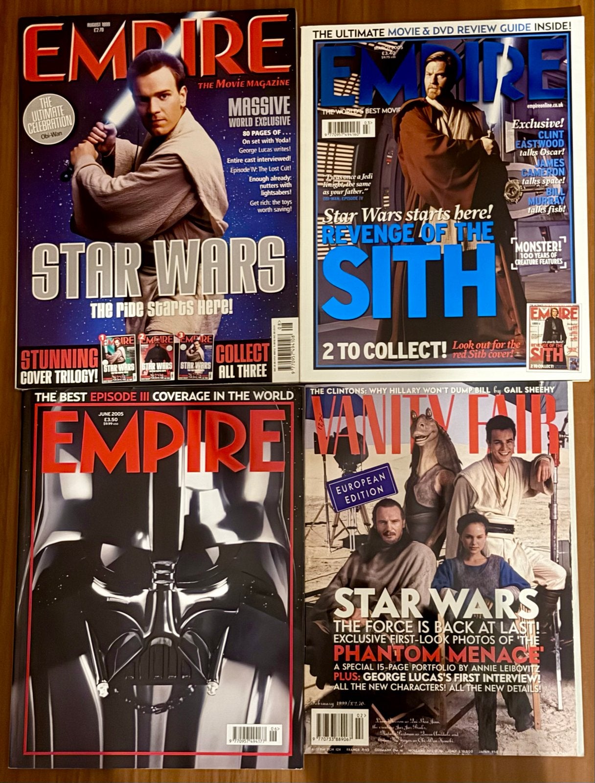 Star Wars Empire, Vanity Fair, AD Magazine Collectie, Boeken, Tijdschriften en Kranten, Zo goed als nieuw, Muziek, Film of Tv