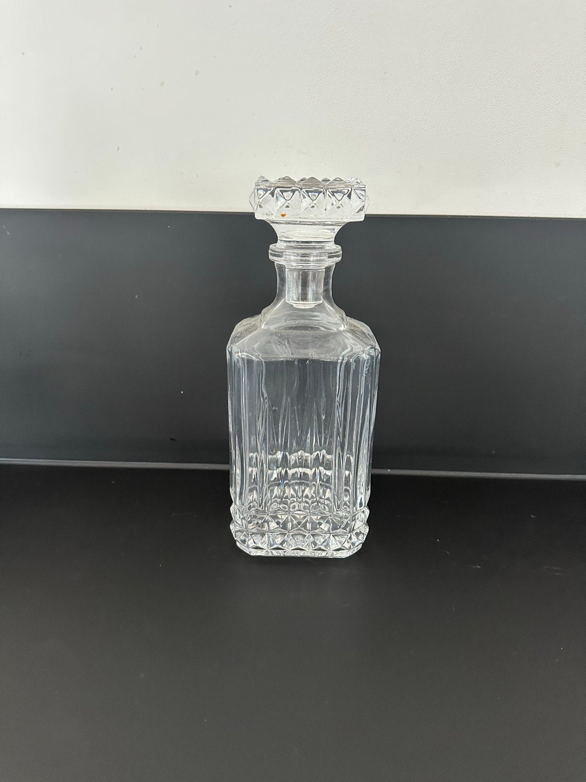 Vintage Kristallen Karaf met Stop, Antiek en Kunst, Ophalen of Verzenden