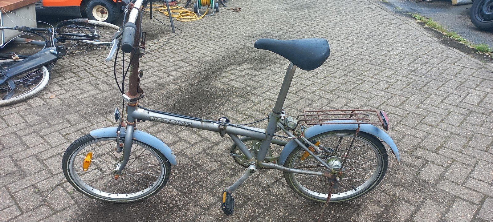 Vouwfiets  neobike,, Fietsen en Brommers, Fietsen | Vouwfietsen, Ophalen, Gebruikt, 16 tot 18 inch, Versnellingen