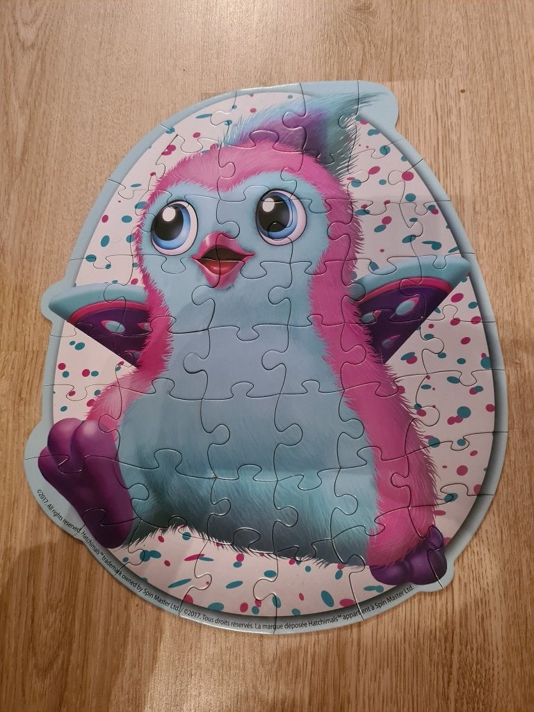 Hatchimals puzzel in ei - Zo goed als nieuw, Ophalen of Verzenden, 10 tot 50 stukjes, Zo goed als nieuw, 4 tot 6 jaar