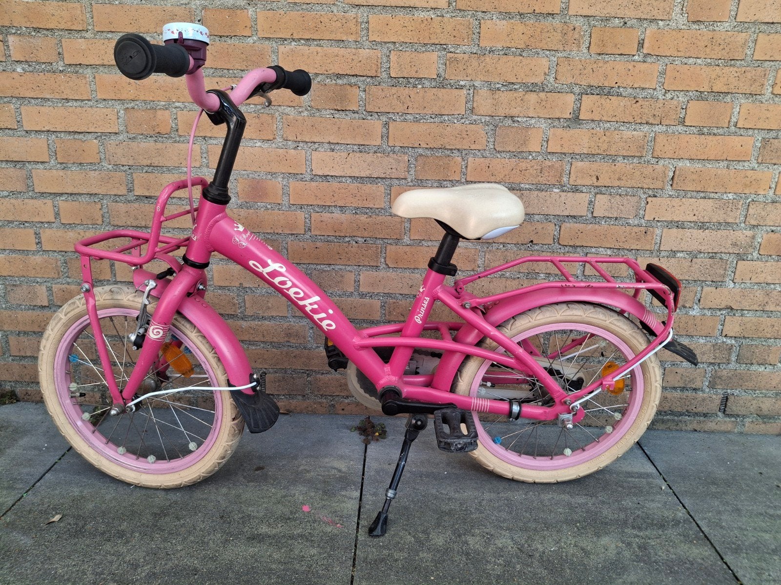 Loekie Royal Princess 16 inch kinderfiets, Ophalen, Velgrem, Loekie, 16 tot 20 inch