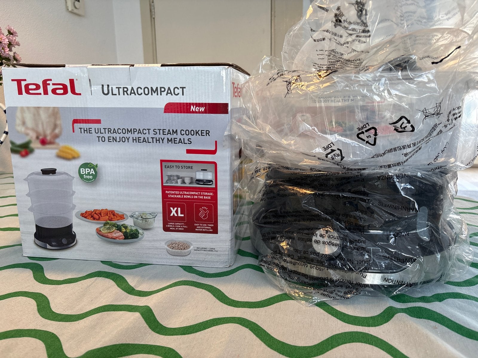 Tefal Ultracompact stoomkoker - Nieuw in doos, Ophalen of Verzenden, Nieuw