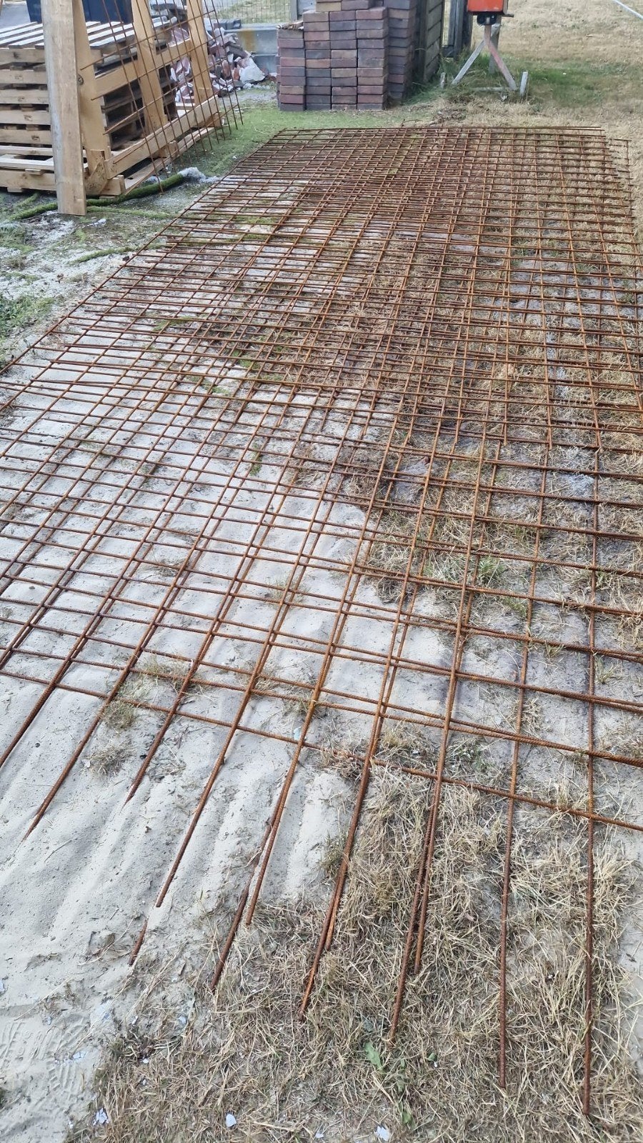 betonmatten, Ophalen, Nieuw, IJzer