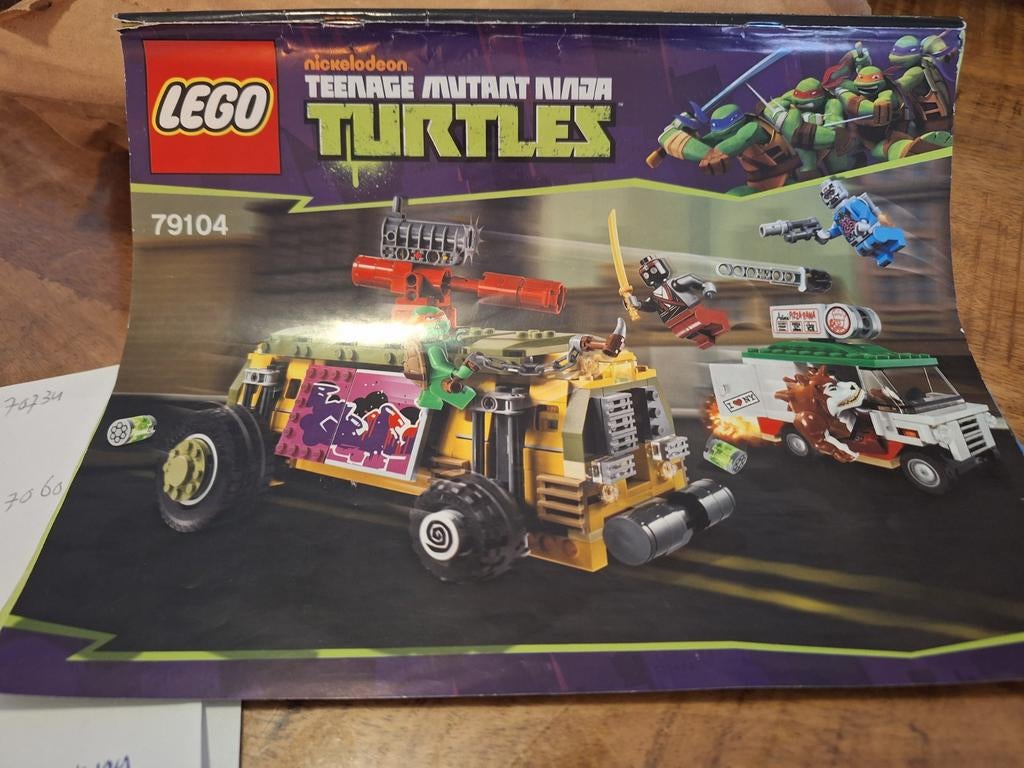 Lego teenage mutant ninja turtles 79104, Ophalen of Verzenden, Zo goed als nieuw