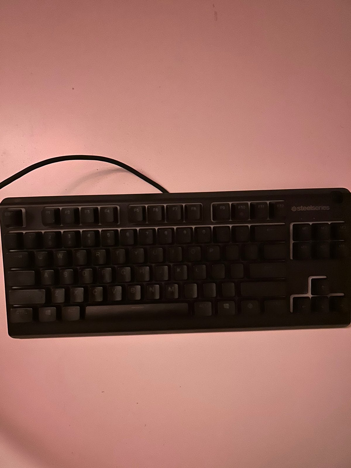 Steelseries Apex 3 TKL - Zwart gaming toetsenbord, Computers en Software, Gaming toetsenbord, Ophalen of Verzenden, Zo goed als nieuw