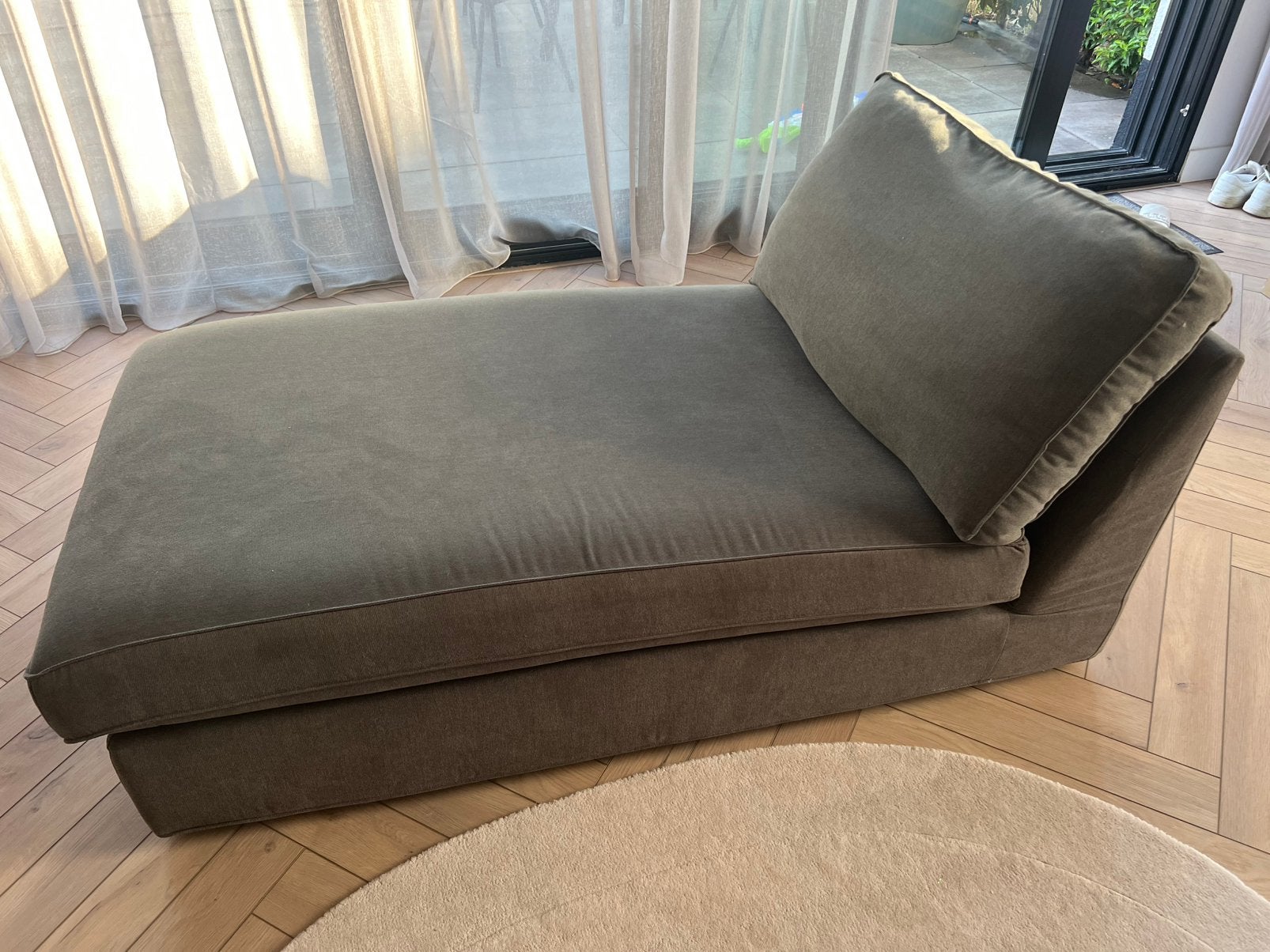 Kivik chaise longue, Huis en Inrichting, Ophalen, Zo goed als nieuw, Eenpersoons, Minder dan 150 cm