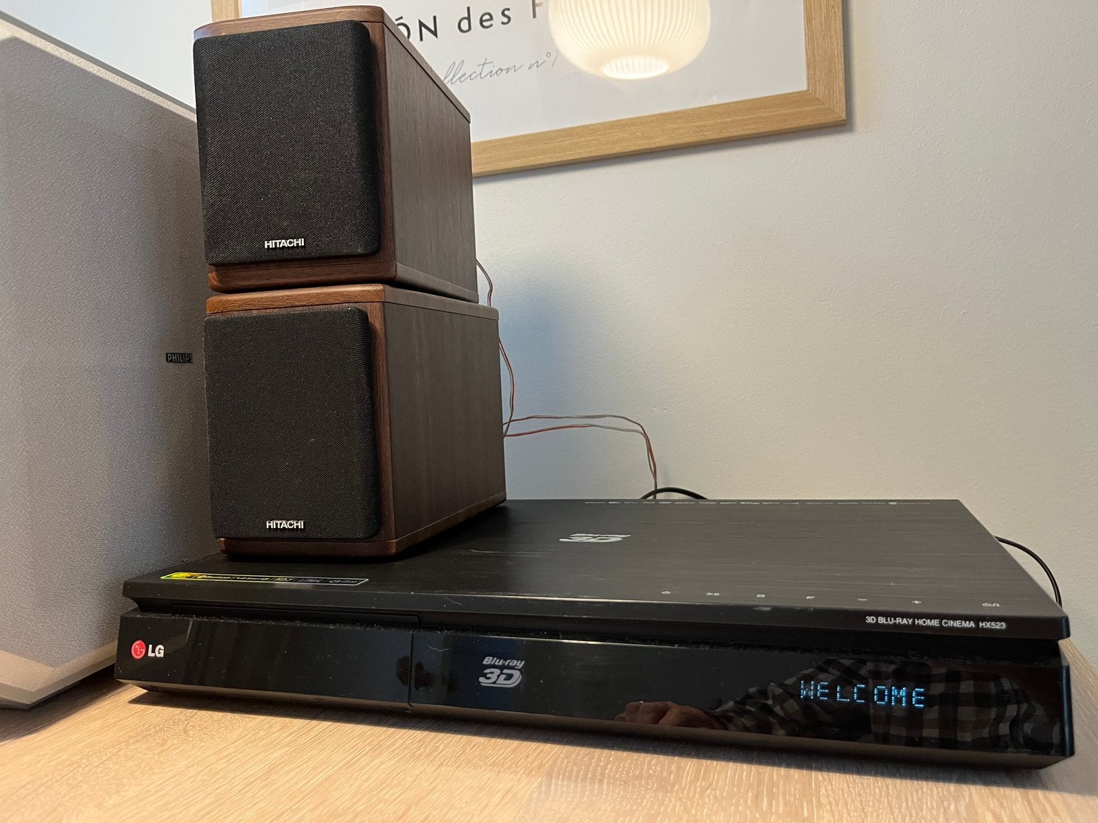 LG Blu-ray HX523 2.1 home cinema met boxen en AB, Ophalen, Philips, Gebruikt, 2.1-systeem