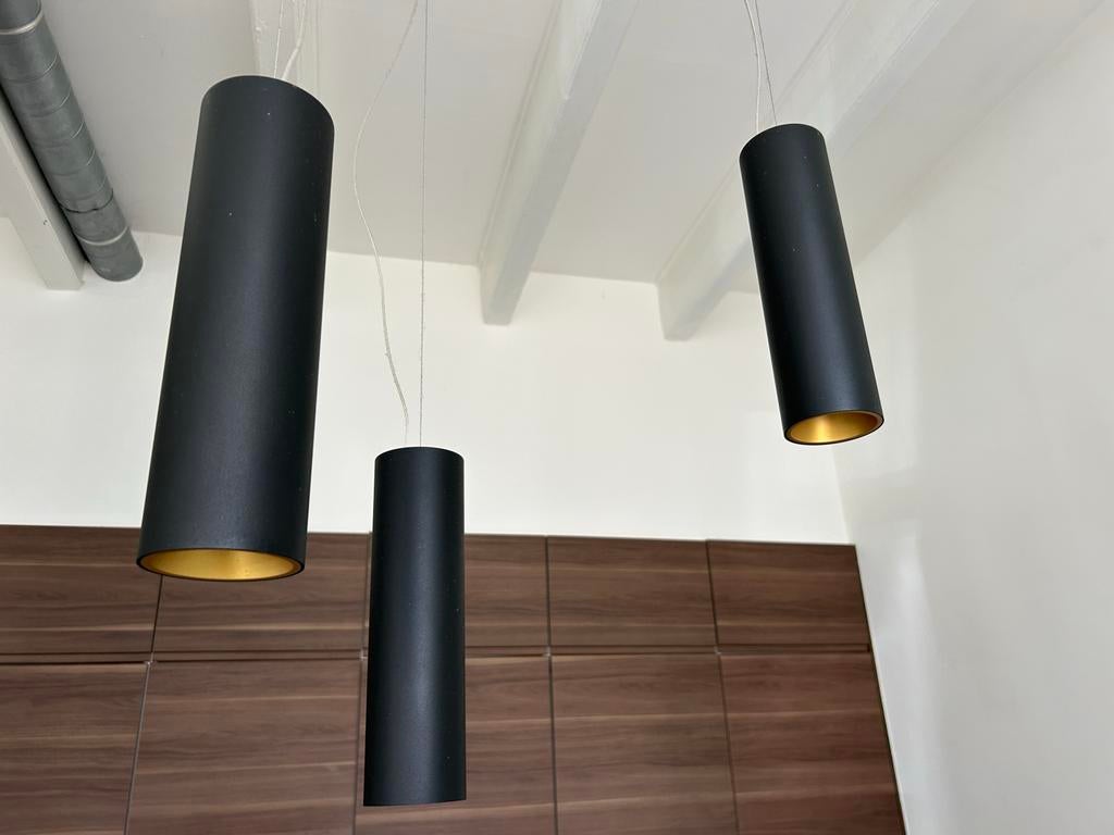Design lampen Deltalight Ultra CD, Huis en Inrichting, Lampen | Hanglampen, Ophalen, Gebruikt, Metaal, Minder dan 50 cm