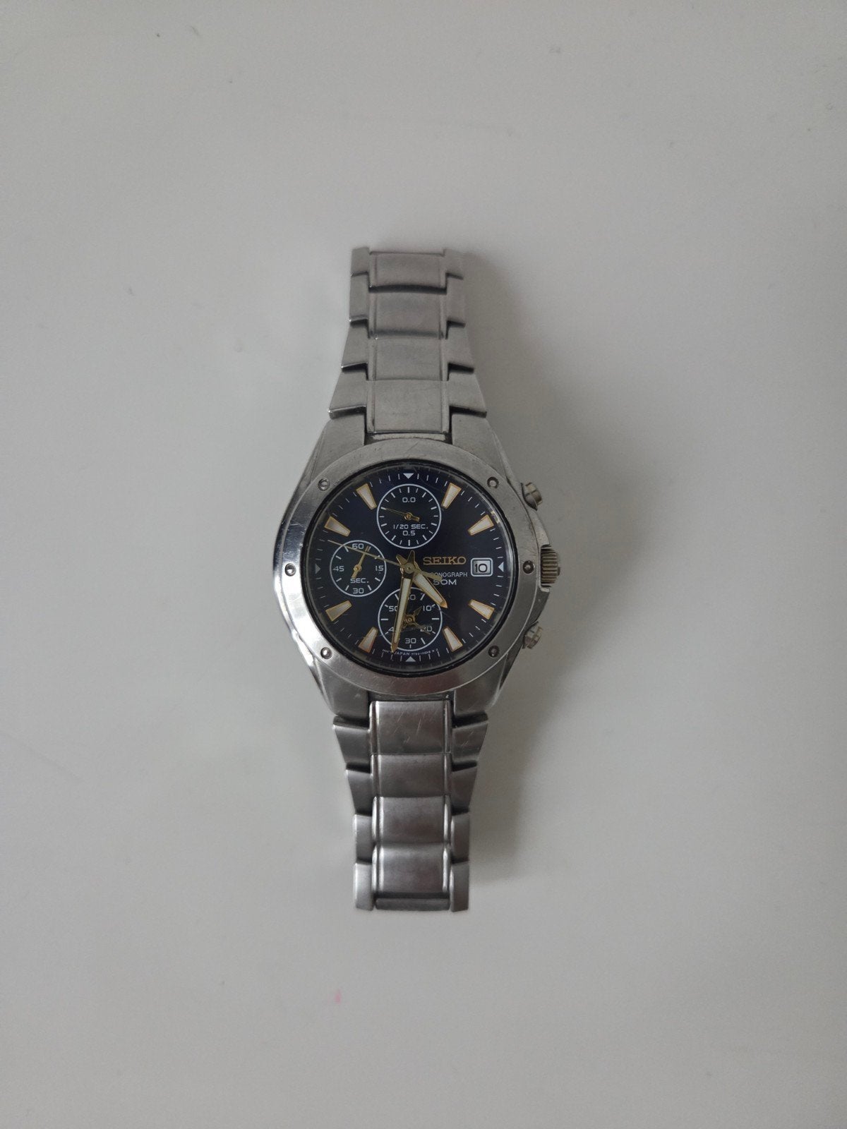 Seiko Chronograaf Herenhorloge - Recent Batterij Vervangen, Ophalen of Verzenden