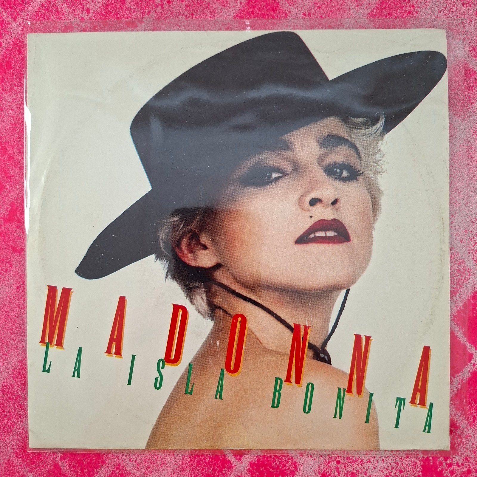 Madonna La isla Bonita single.                        STAR45, Beschermende buitenhoes, Ophalen of Verzenden, Gebruikt, Pop