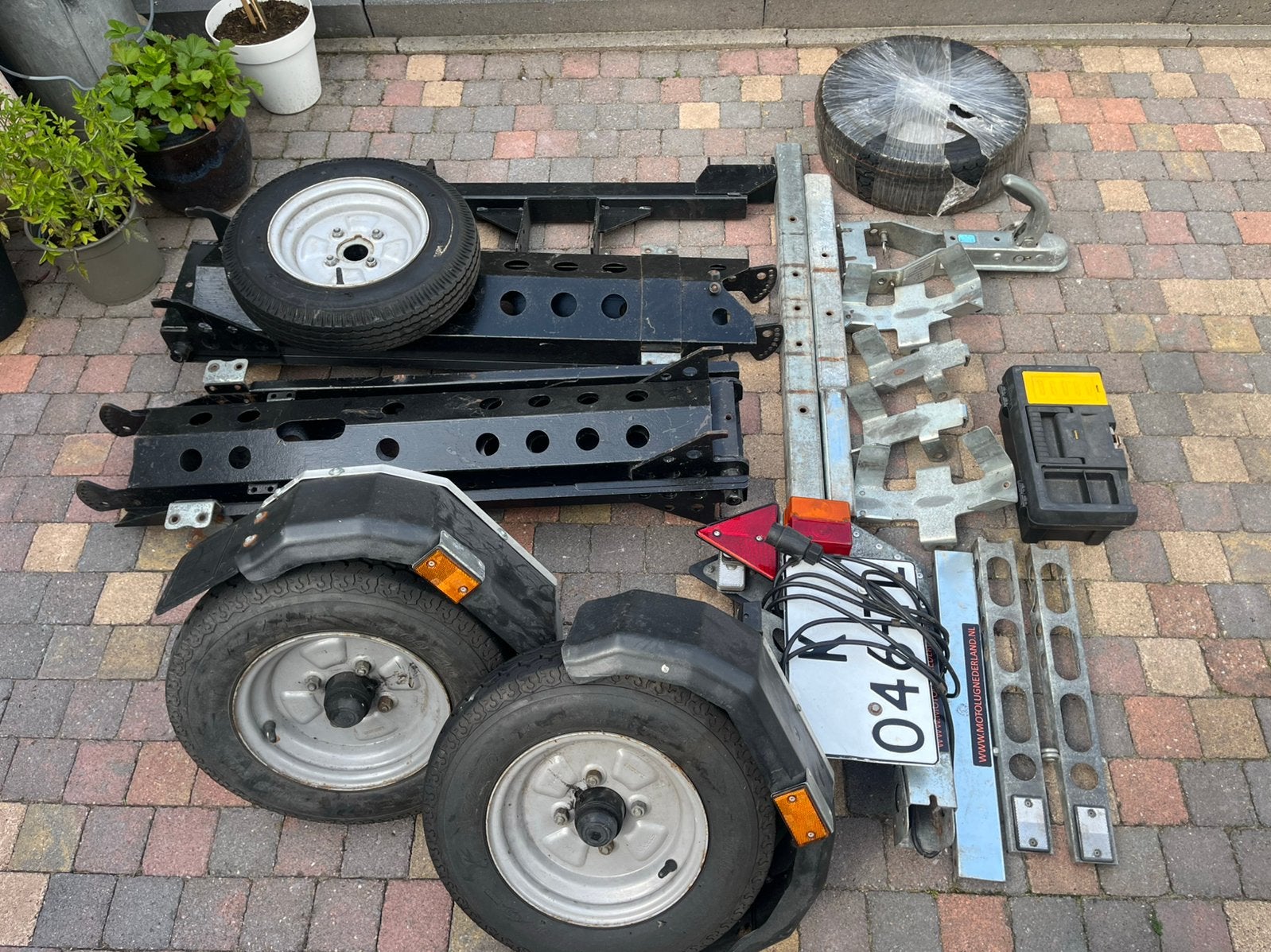 Motolug TE Demontabele motoraanhanger motortrailer trailer, Ophalen, Nieuw