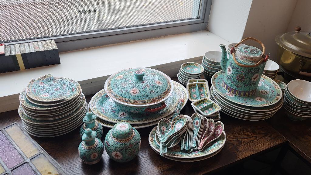 Aziatisch servies, 7 delig, Ophalen