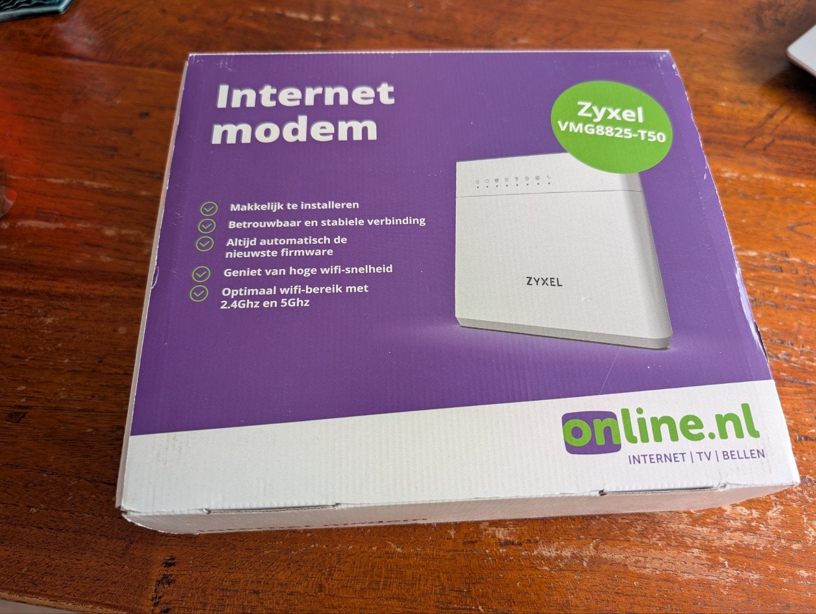 ZyXel Internet modem T-50 VMG8825-T50, Computers en Software, Ophalen of Verzenden, Zo goed als nieuw, ZyXEL