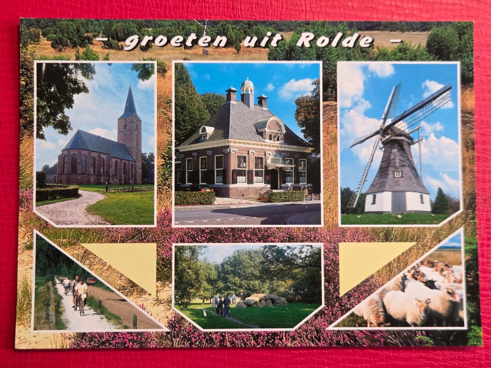Rolde 6-luik met Hunebed, Ophalen of Verzenden, 1960 tot 1980