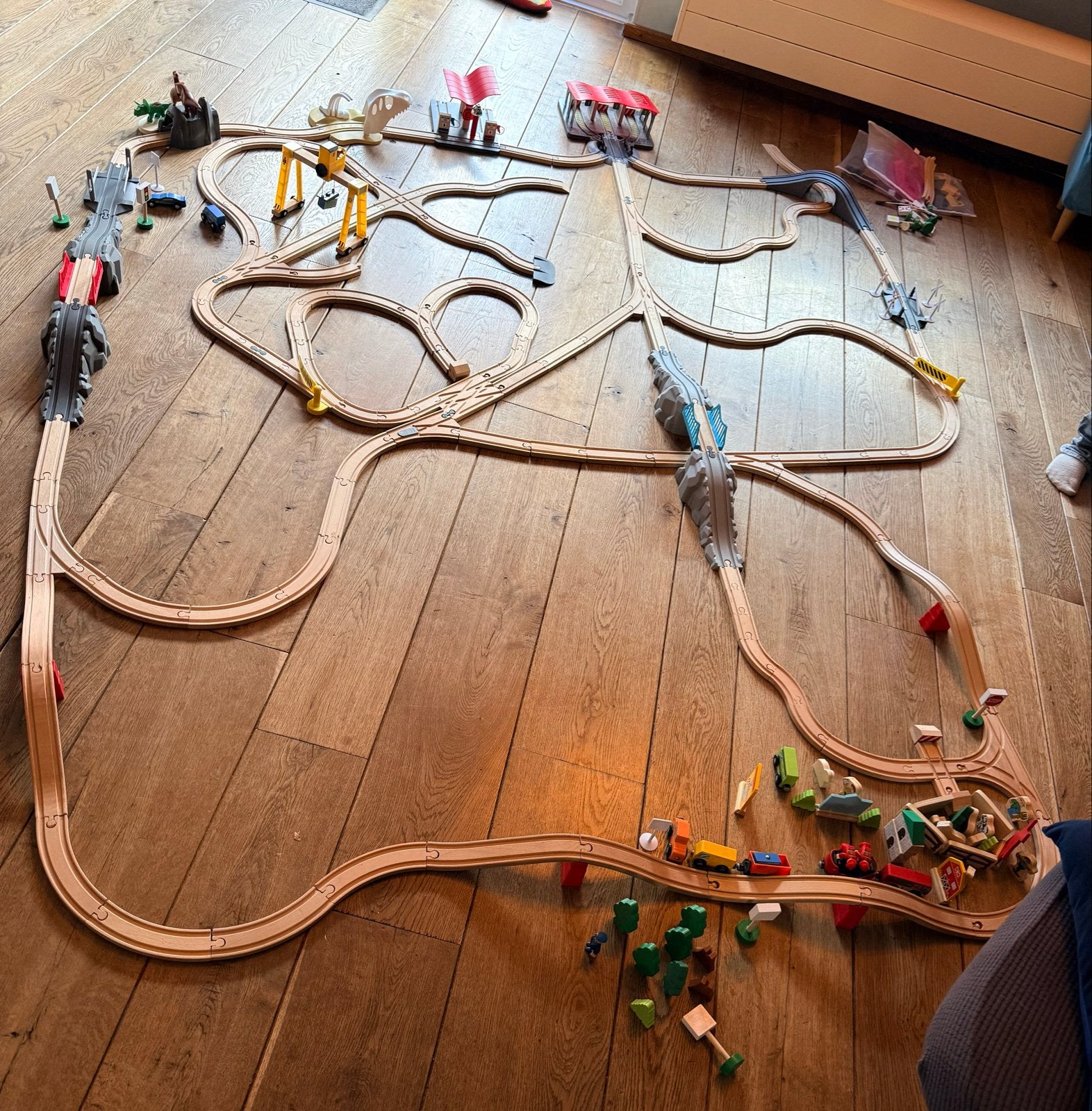 houten treinspoor en accessoires, Ophalen, Gebruikt, Overige typen