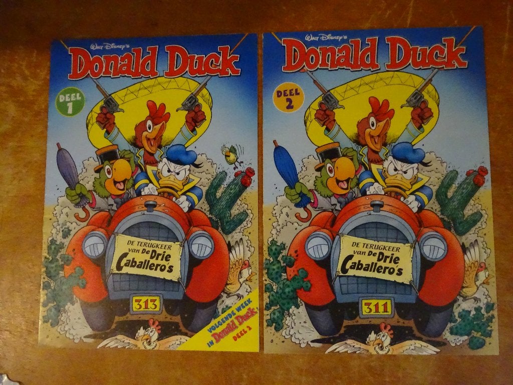 Donald Duck de terugkeer van de 3 Caballero's mini boekjes, Boeken, Eén stripboek, Ophalen, Gelezen