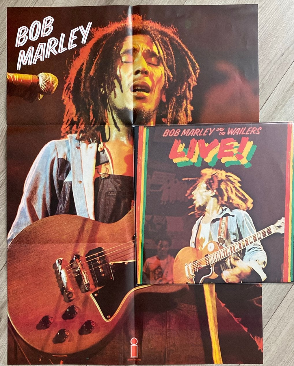 Bob Marley - Live!  + Poster (German press), LP, Overige formaten, Ophalen of Verzenden, Inclusief poster