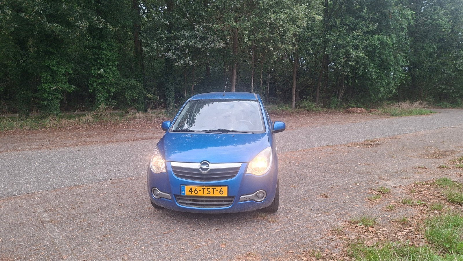 Opel Agila 1.0 12V 2012 Blauw, 31 €/maand, Blauw, Origineel Nederlands, Handgeschakeld