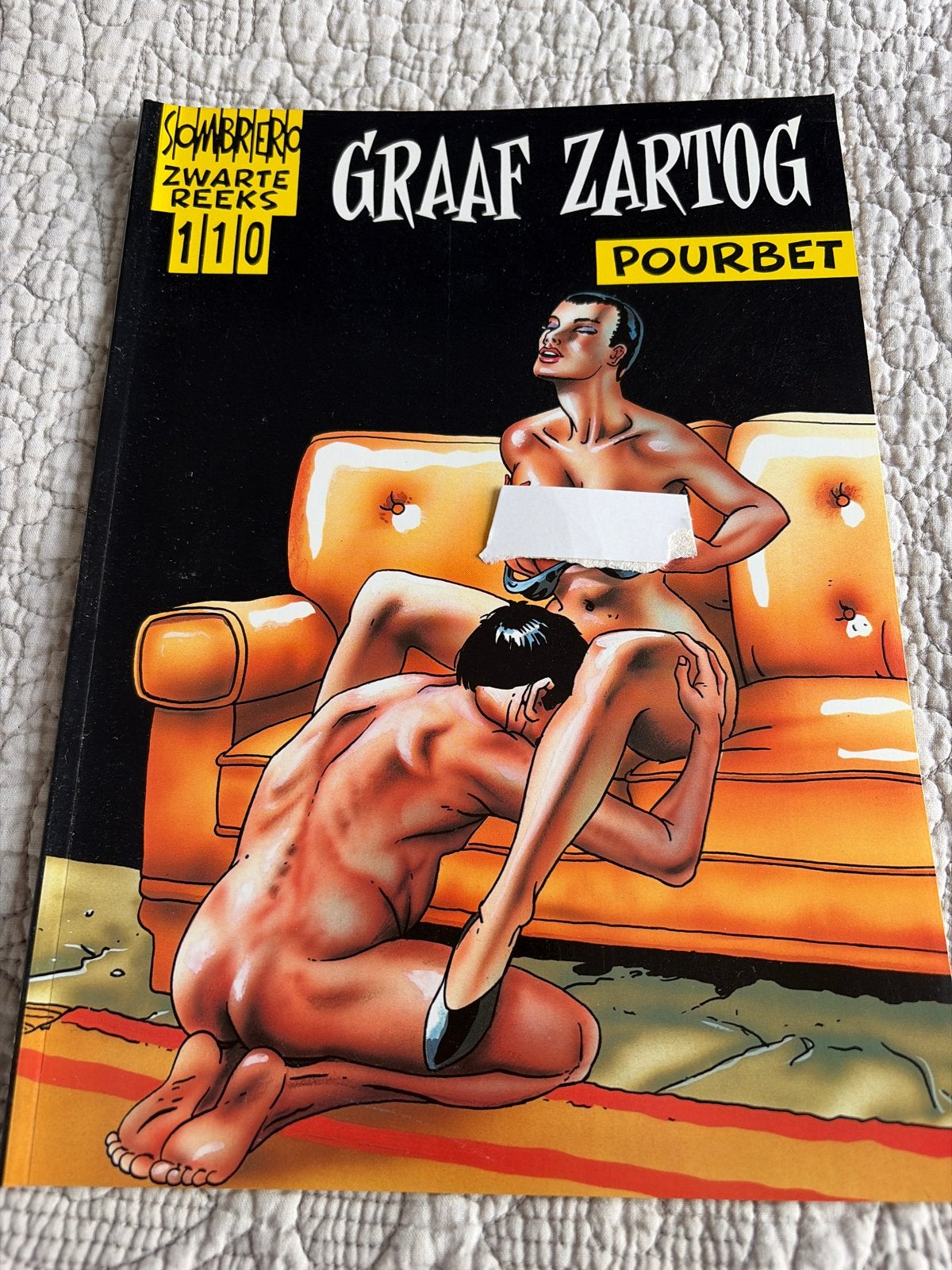 Graaf Zartog - Pourbet (Sombrero Zwarte Reeks 1/10), Boeken, Stripboeken, Eén stripboek, Ophalen of Verzenden, Zo goed als nieuw