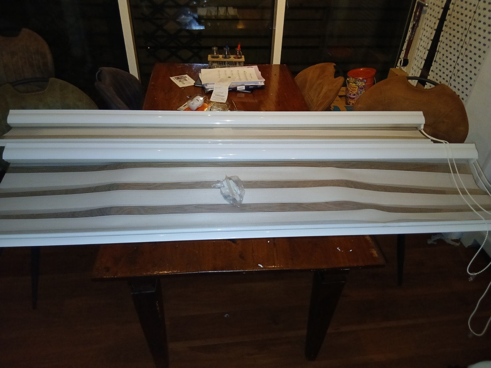 2x Alsten Jysk, 180 cm, duo rolgordijn naturel, Ophalen, Overige merken, Duo rolgordijn, Zonwerend