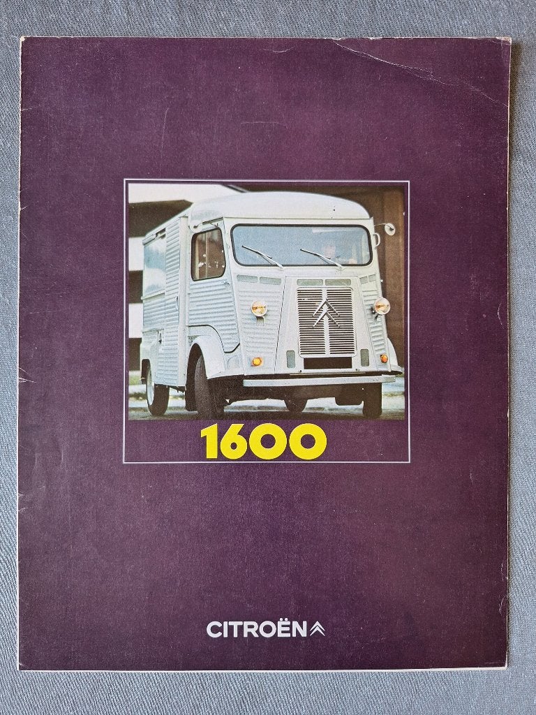 Brochure CITROEN 1600 - 1971 NL, Verzenden, Gelezen, Citroën