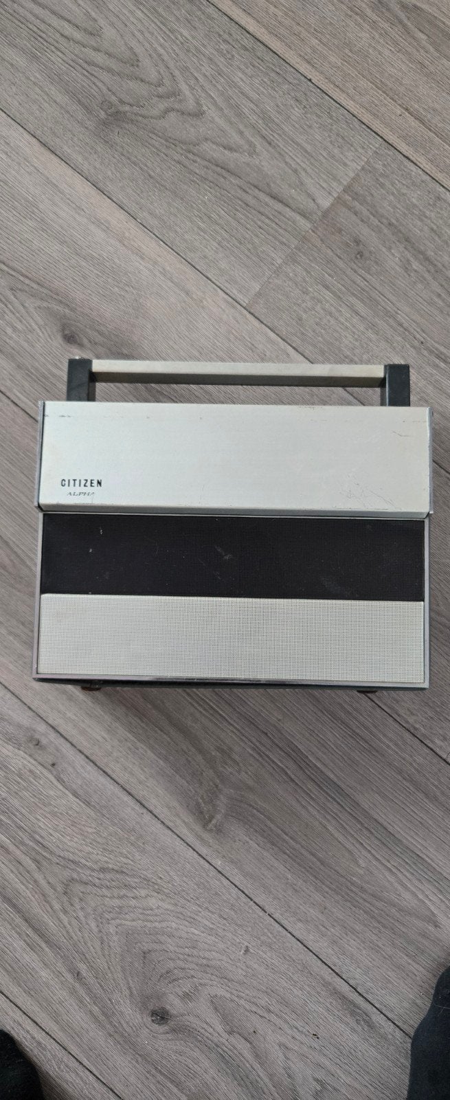 Vintage Citizen Solid State Radio - Werkt op Stroom, Ophalen of Verzenden, Gebruikt, Radio