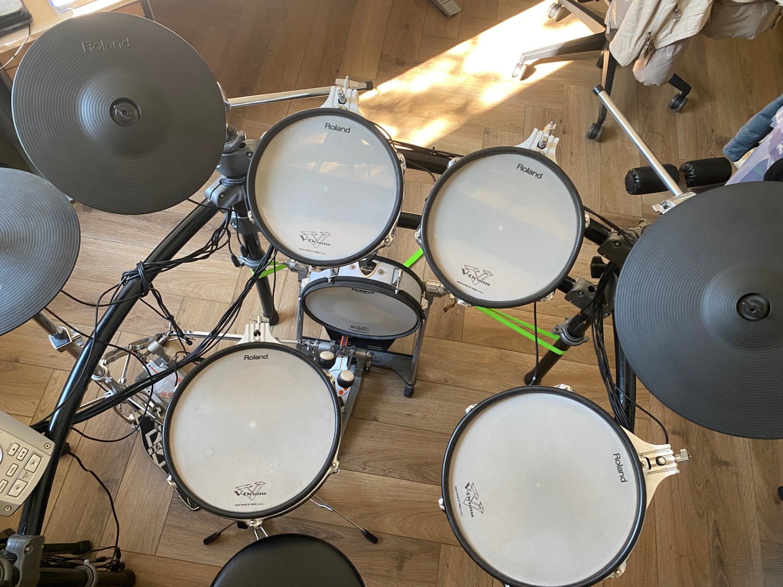 Roland V-drums TD15 moduledrumstel op td20 rack, Muziek en Instrumenten, Ophalen, Zo goed als nieuw, Roland