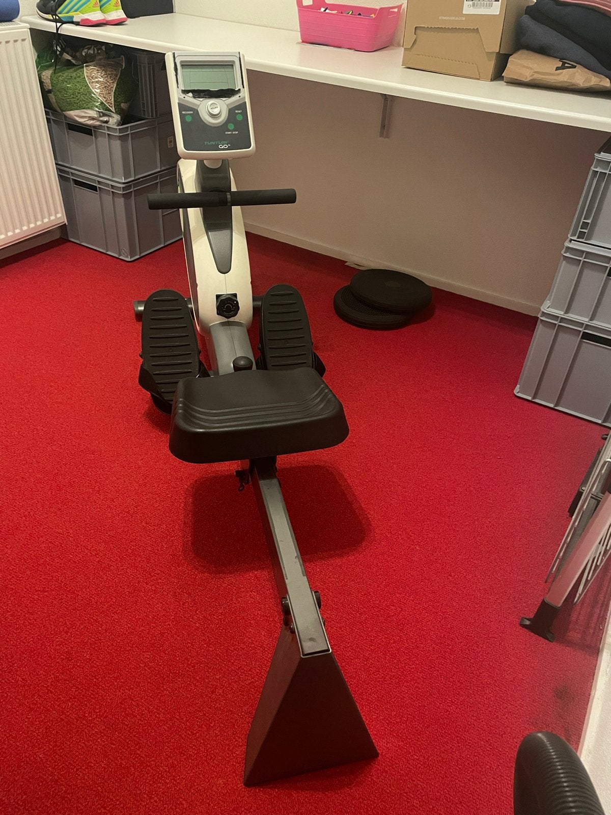 Tunturi GO 30 Roeitrainer, Ophalen, Kunststof, Gebruikt, Benen