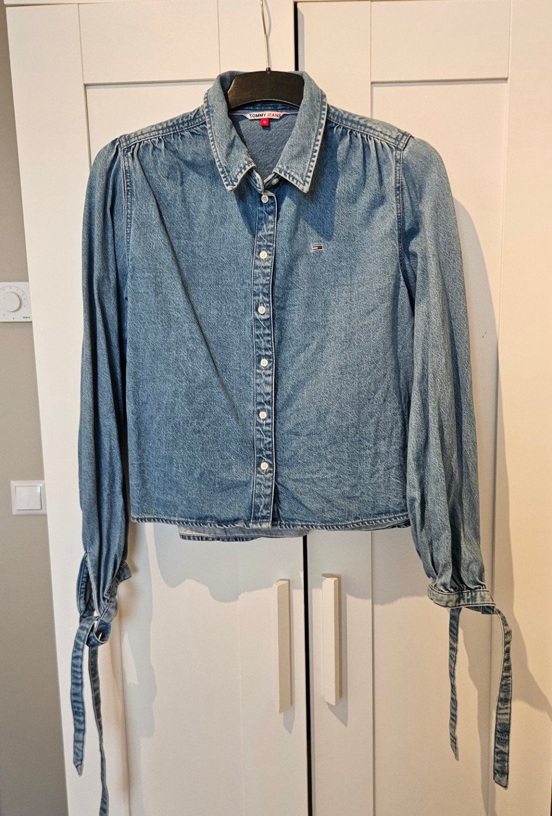 Tommy Jeans Spijkerblouse, Maat 38/40 (M), Blauw, Ophalen of Verzenden, Zo goed als nieuw