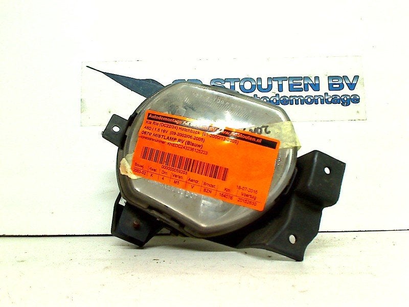 Mistlamp Rechts Voor Kia Rio (DC22/24) (2002-09/2005-06), Info@kia.de, Kia Deutschland GmbH, Gebruikt, Theodor-Heuss-Allee 11, Frankfurt am Main 60486, , Duitsland