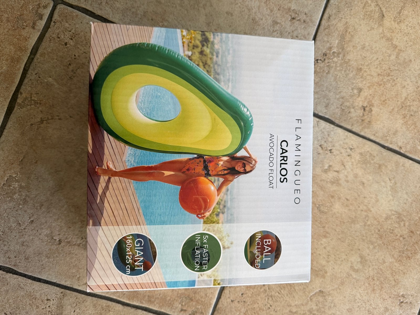 flamingo carlos avocado float, Kinderen en Baby's, Speelgoed | Buiten | Opblaasfiguren, Ophalen of Verzenden, Nieuw