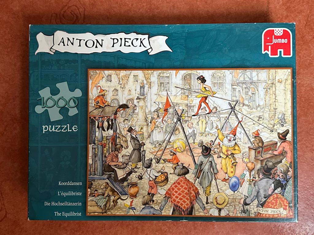 Anton Pieck Jumbo Puzzel - Koorddansen (1000 stukjes), Hobby en Vrije tijd, Denksport en Puzzels, Ophalen of Verzenden, 500 t/m 1500 stukjes