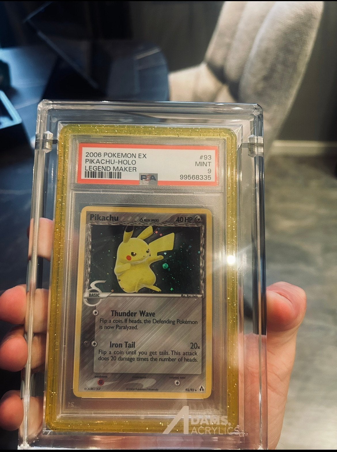Pikachu δ Delta Species 93 legend maker psa 9