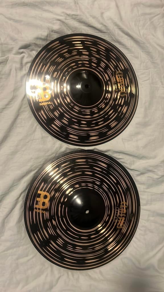 Meinl classics custom dark hi-hats, Ophalen of Verzenden, Gebruikt, Overige merken