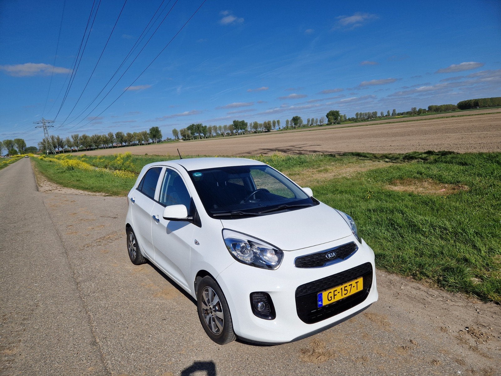 Kia Picanto 1.2 Cvvt 5-DRS 2015 Wit 33400 km, Auto's, Voorwielaandrijving, 4 cilinders, 840 kg, Origineel Nederlands