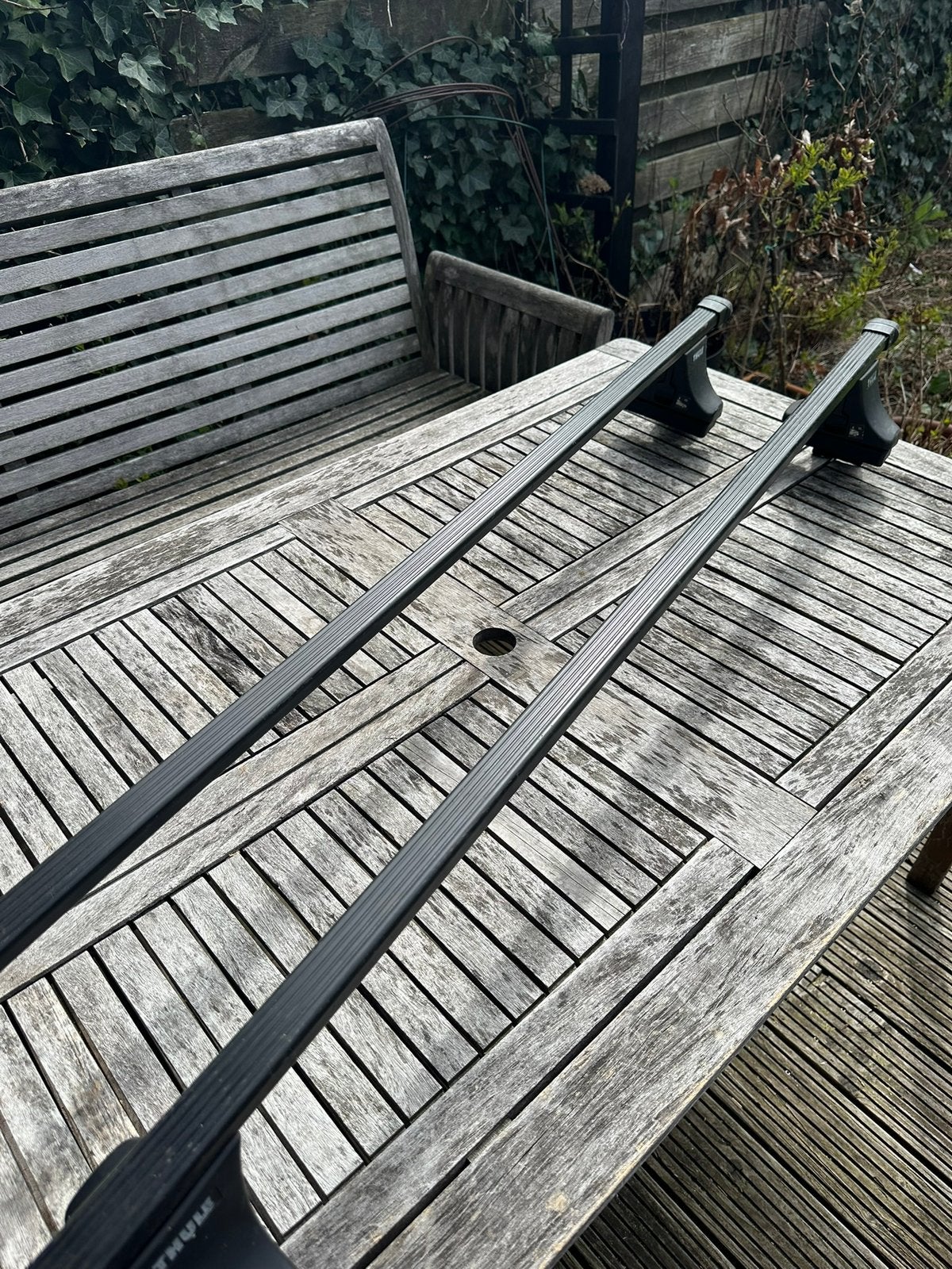 Thule dakdragers 140cm, Ophalen, Gebruikt