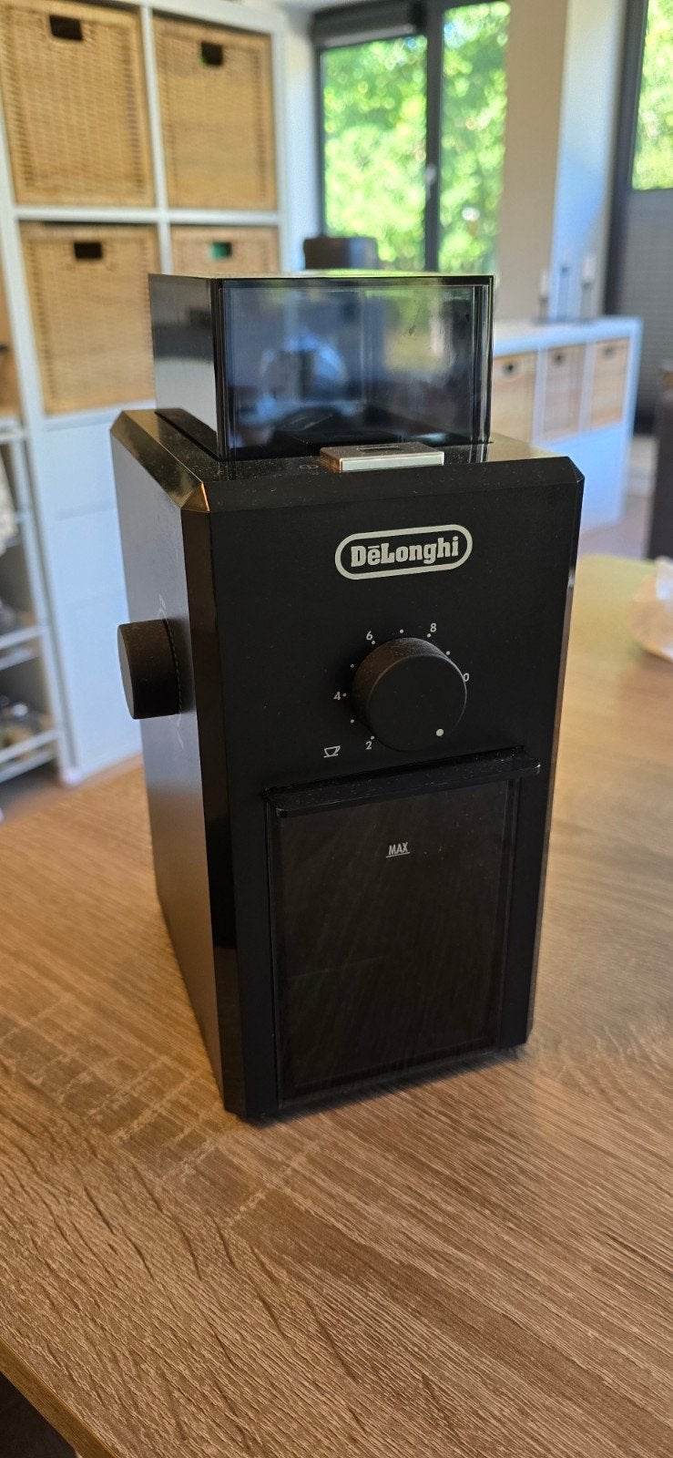 De'Longhi KG79 - Elektrische koffiemolen - Zwart - 110 W, Sage, De'Longhi, Ophalen of Verzenden, Zo goed als nieuw