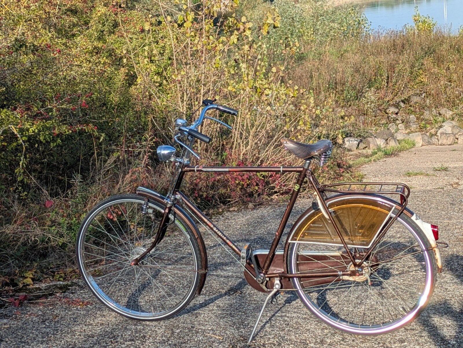 Herenfiets Gazelle Impala Fiets Stangremmen Versnellingen, Ophalen