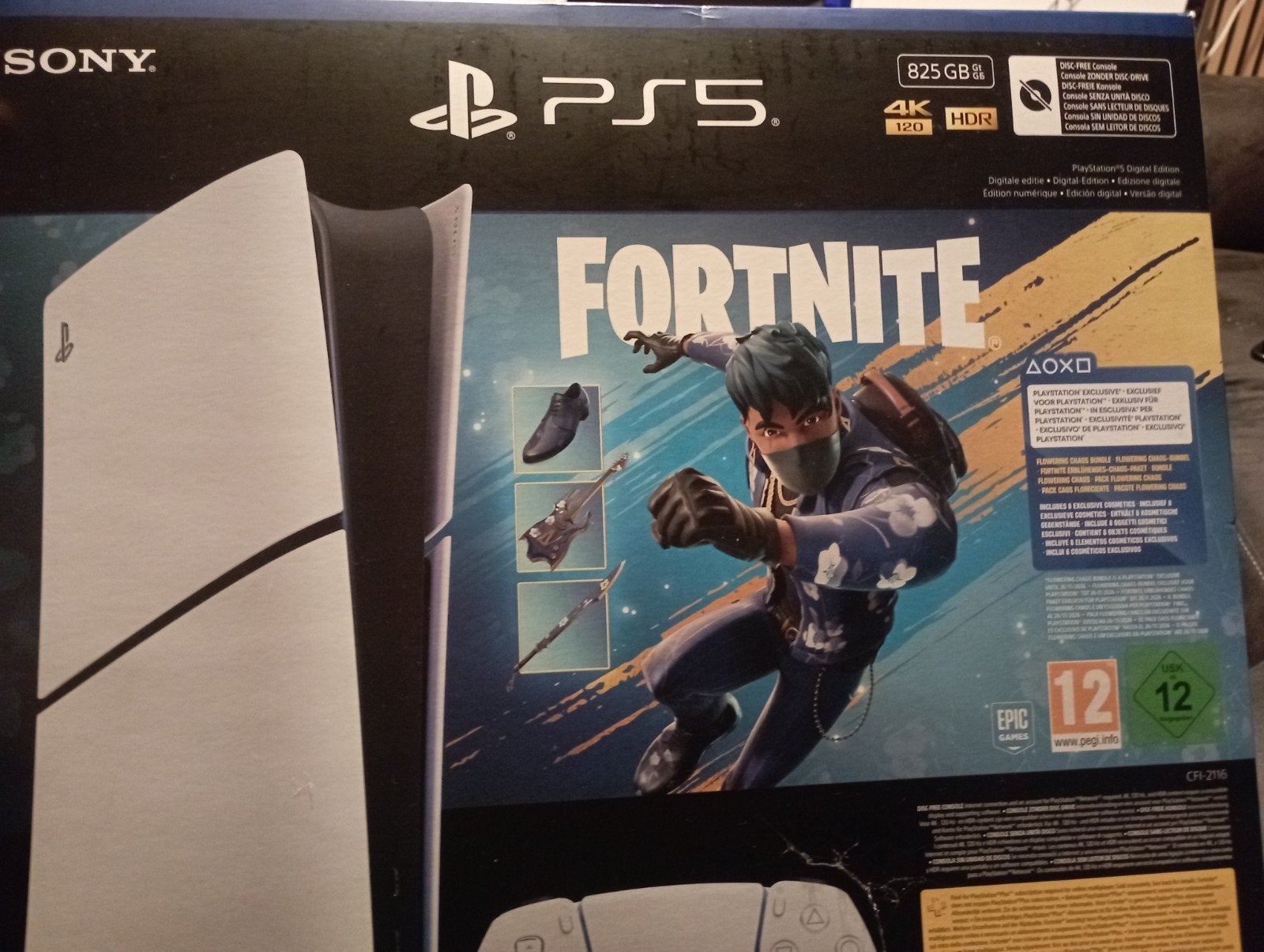 Sony PlayStation 5 Digital Edition Fortnite Bundel, Online, Shooter, Nieuw, Ophalen of Verzenden