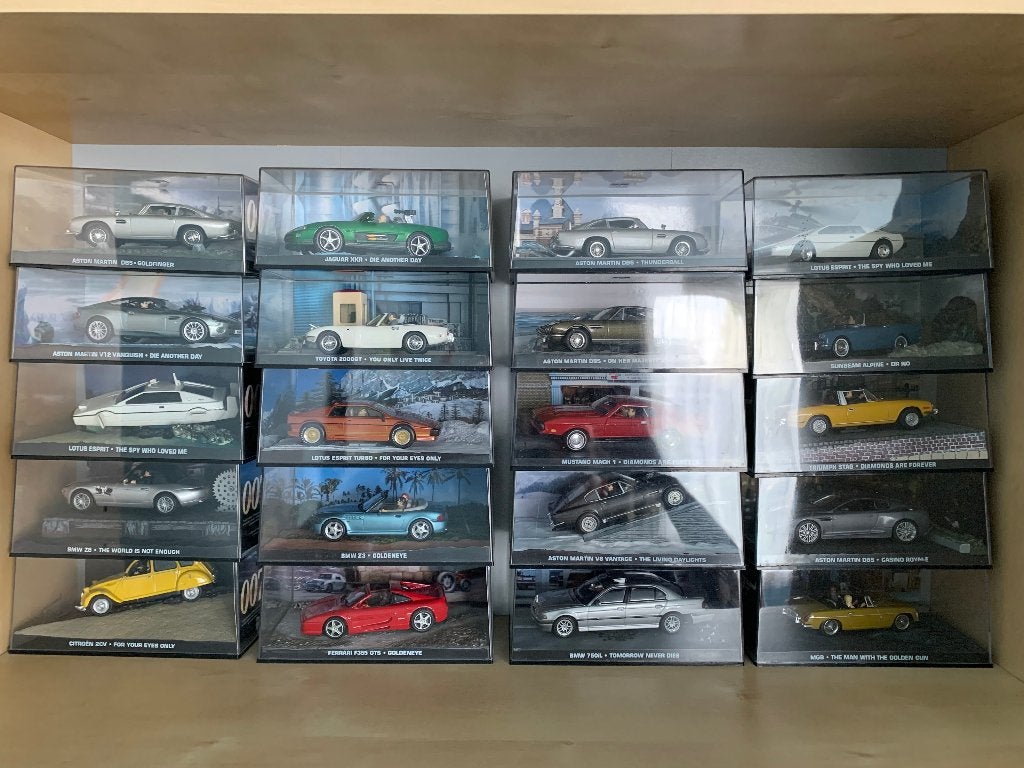 James Bond CAR Collectie 66 auto’s + magazines, Hobby en Vrije tijd, Modelauto's | 1:43, Ophalen, Gebruikt, Auto, Overige merken
